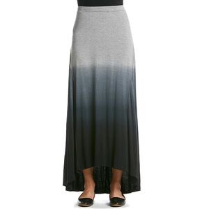 Gray Dip Dye Hi Low Skirt - NWT